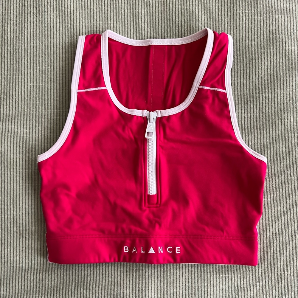 Balance Vitality Cropped Zip Up XS